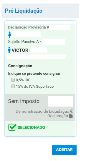 Pre Liquidation IRS Portugal