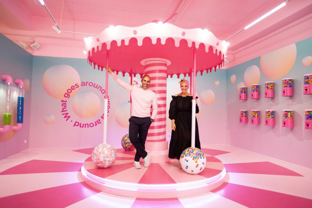 Hugo Silva and Carla Santos