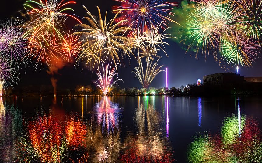 Fireworks on private yacht Funchal