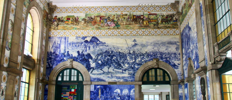 Sao Bento Station in Porto