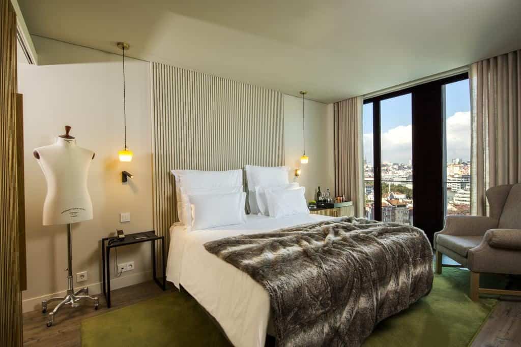 Hotel de charme Memmo Principe Real Lisbonne chambre