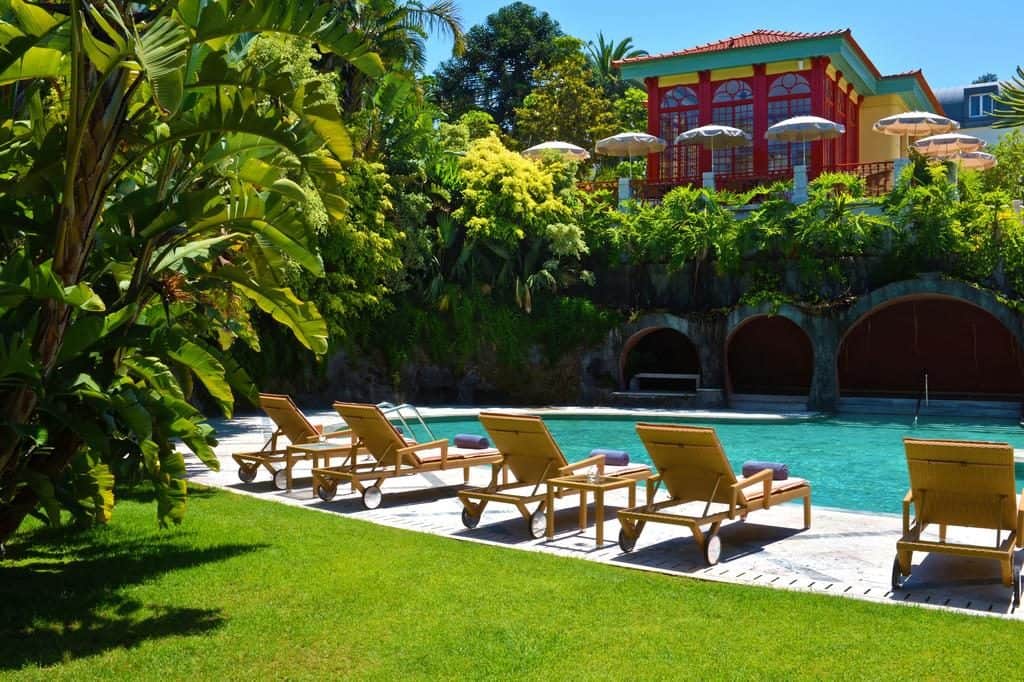 Hotel de charme Pestana Palace Lisbonne piscine