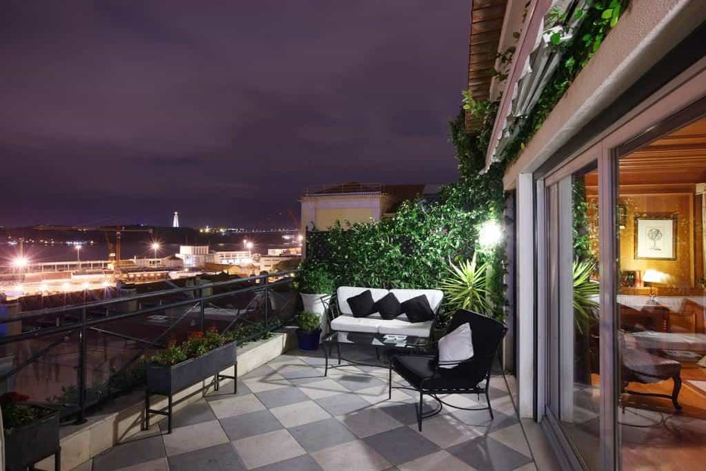 Hotel de charme As Janelas Verde Lisbonne balcon