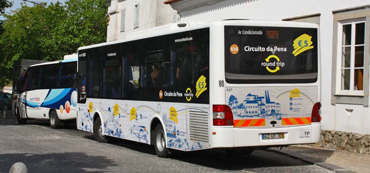 Bus pour le palais pena Sintra