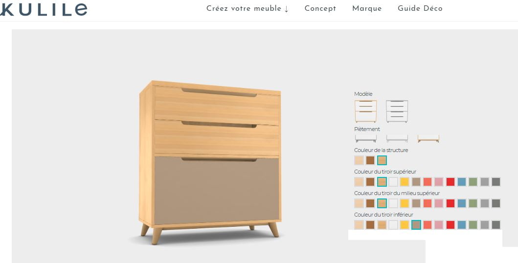 meuble personnalisable Kulile