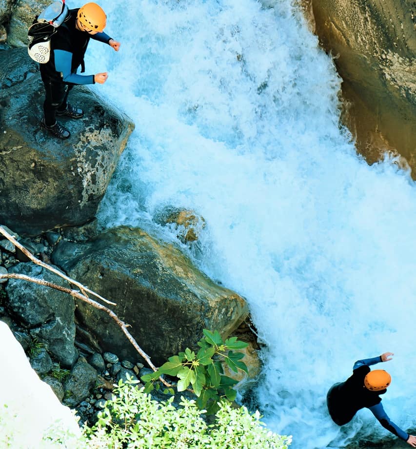 Activite canyoning cascade